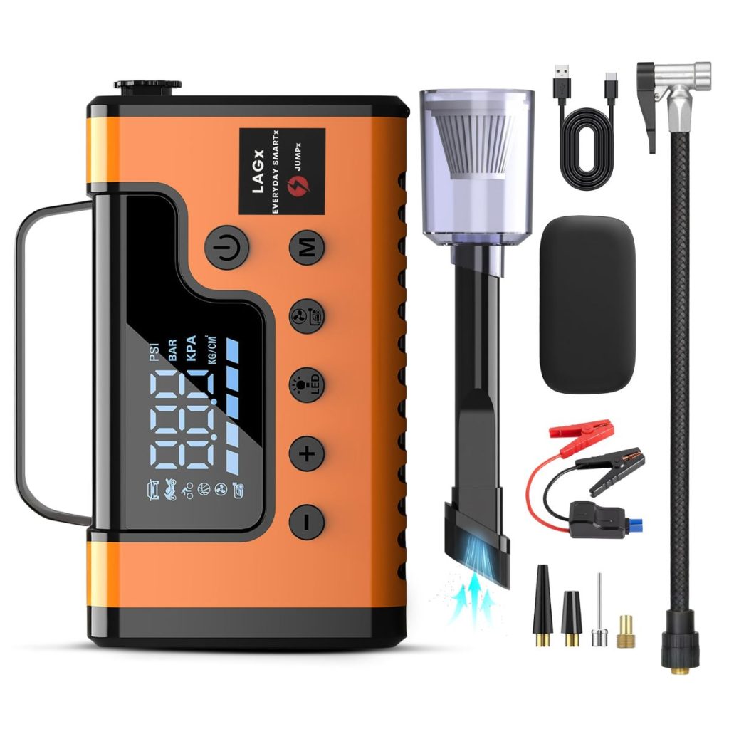 Booster batterie multifonction 10 000A avec aspirateur