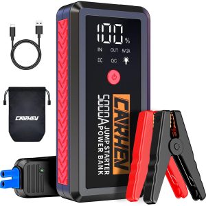 Démarreur voiture CARHEV 5000A 26800mAh